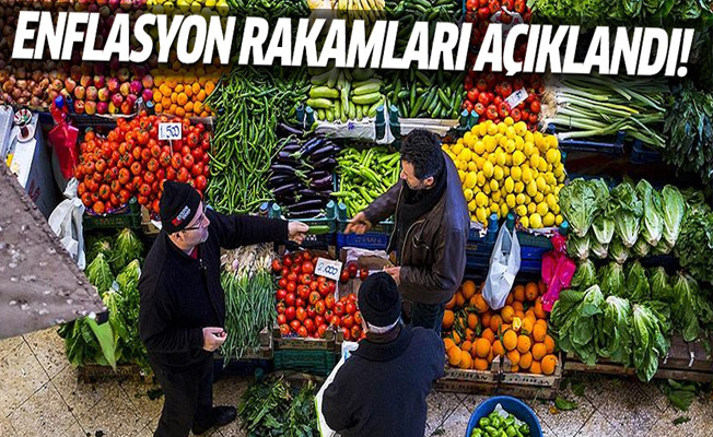 Enflasyon rakamları açıklandı