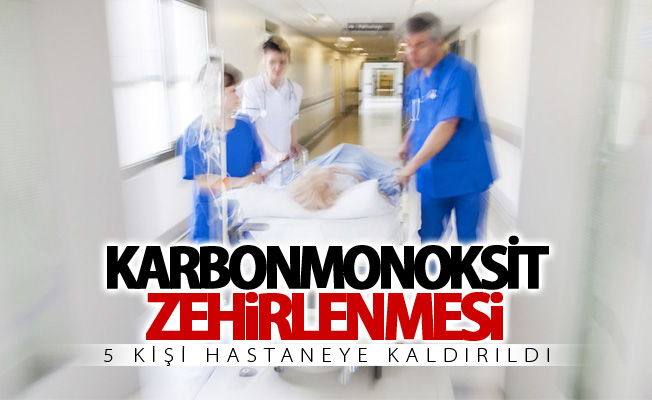 Van'da karbonmonoksit zehirlenmesi!  5 kişi hastaneye kaldırıldı