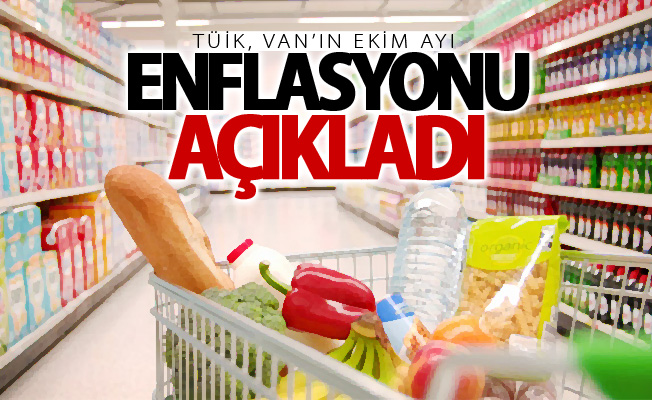 TÜİK, Van’ın ekim ayı enflasyonu açıkladı