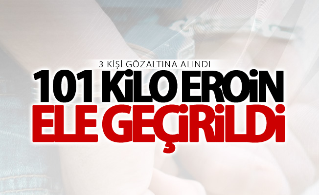 Van'da 101 kilo eroin ele geçirildi