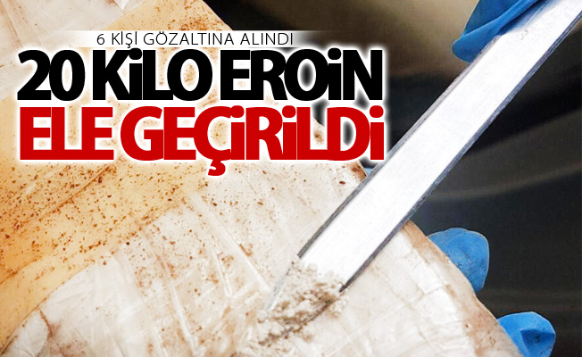 Van’da 20 kilo eroin ele geçirildi