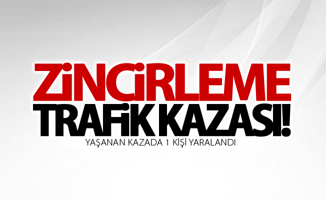 Van’da zincirleme kaza; 1 yaralı