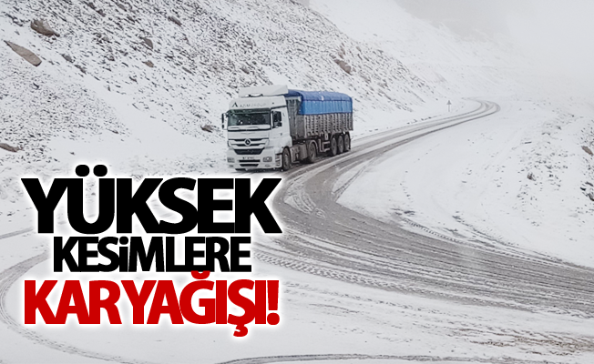 Van’da kar yağışı yüksek kesimlerde etkili oluyor