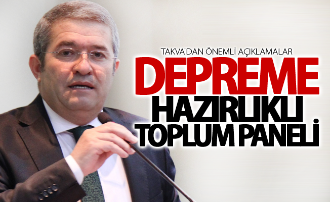 Van’da “Depreme Hazırlıklı Toplum” paneli