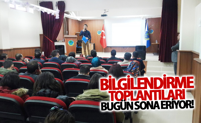 Van'da bilgilendirme toplantıları bugün sona eriyor