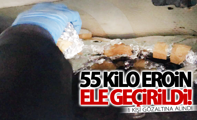 Van'da 55 kilo eroin ele geçirildi