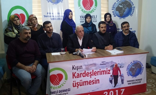 Van’da “Kışın Kardeşlerimiz Üşümesin” seferberliği