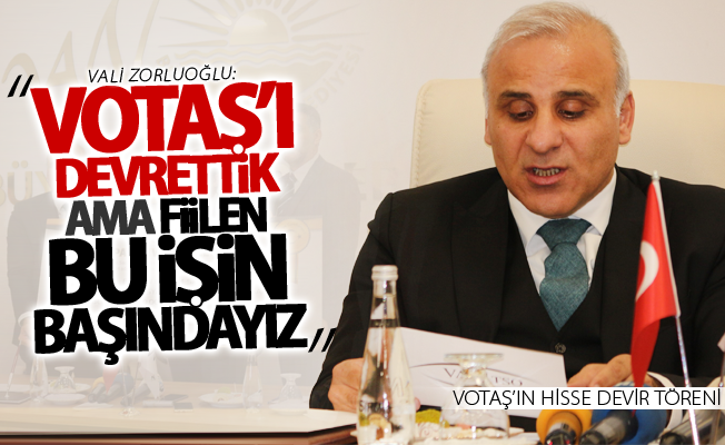 VOTAŞ’ın hisse devir töreni