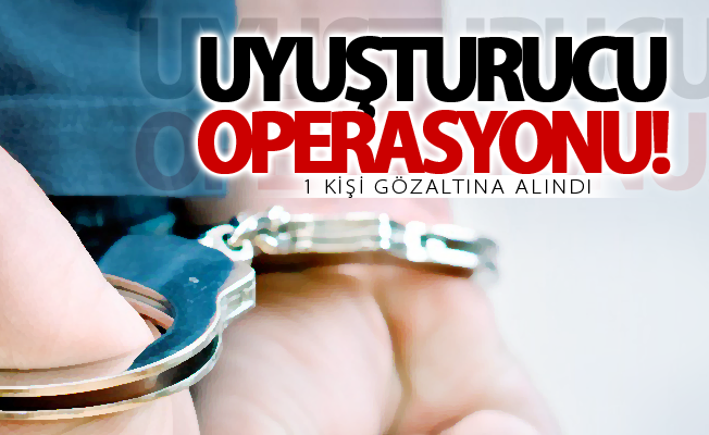 Van’da uyuşturucu operasyonu! 1 gözaltı