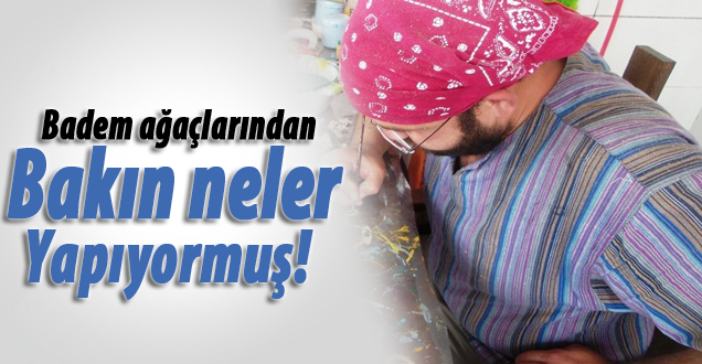 Akdamar adası badem ağaçları sanata dönüşüyor!