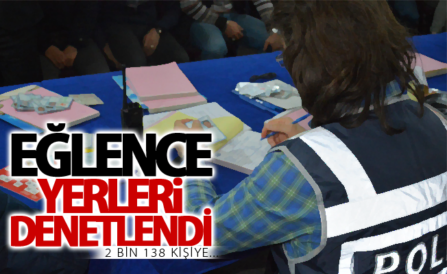 Van’daki eğlence yerleri denetlendi