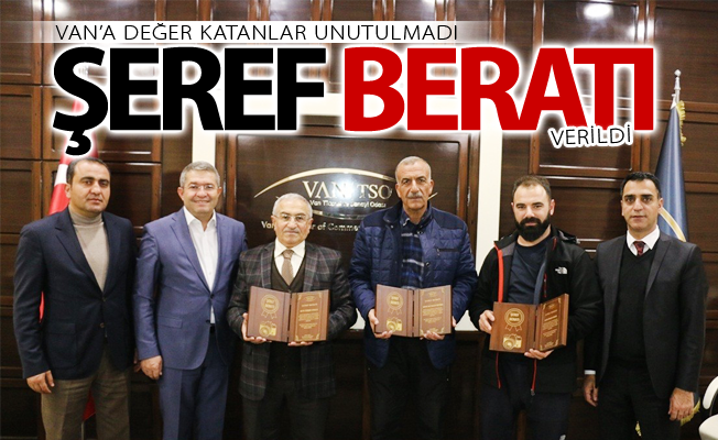 Van’a değer katanlar unutulmadı