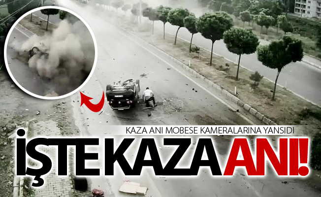 Van'daki trafik kazaları MOBESE kameralarına yansıdı