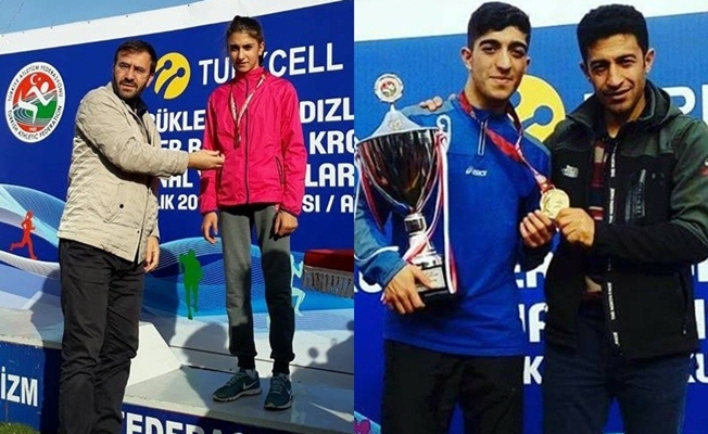 Vanlı atletizmciler Aydın’dan madalyalarla döndüler