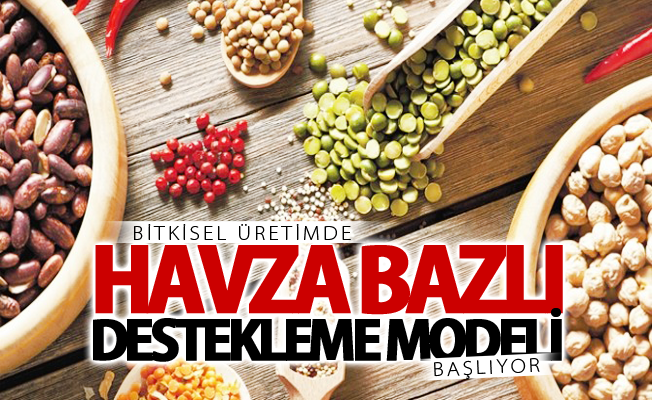 Bitkisel üretimde “Havza Bazlı Destekleme Modeli” başlıyor