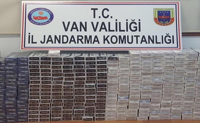 Van’da 6 bin paket kaçak sigara ele geçirildi