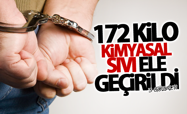 Van'da operasyon! 172 kilo kimyasal sıvı ele geçirildi