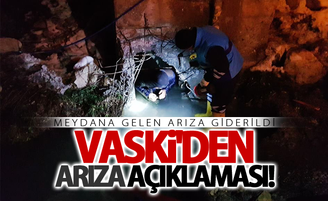 Van’daki su arızası giderildi