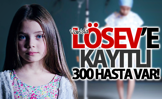 Van’da LÖSEV’e kayıtlı 300 hasta var