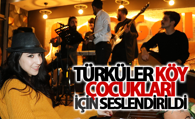 Türküler köy çocukları için seslendirildi