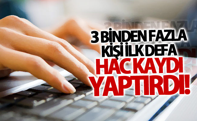 Van'da 3 binden fazla kişi ilk defa hac kaydı yaptırdı