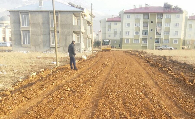 İpekyolu Belediyesinden yol yapım çalışması