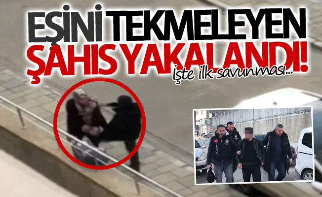 Van'da eşini tekmeleyen şahıs yakalandı