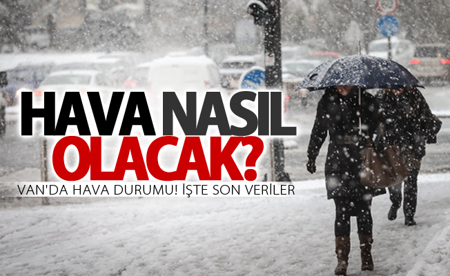 Van'da hava durumu nasıl olacak? İşte son veriler