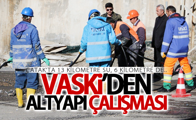 VASKİ’den altyapı çalışması