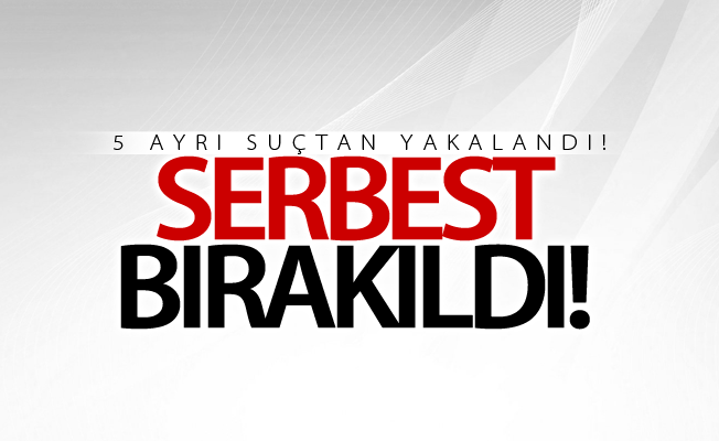 Van'da 5 ayrı suçtan yakalandı! Serbest bırakıldı