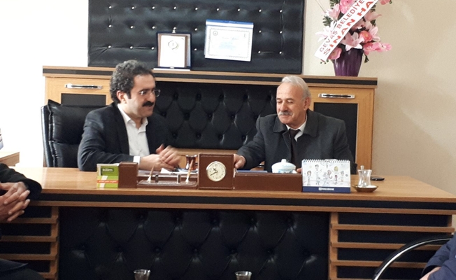 Başkan Hakan’dan GESO Başkanı Yamaç’a ziyaret