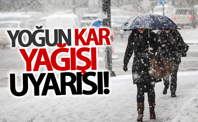 Van'da yoğun kar yağışı uyarısı