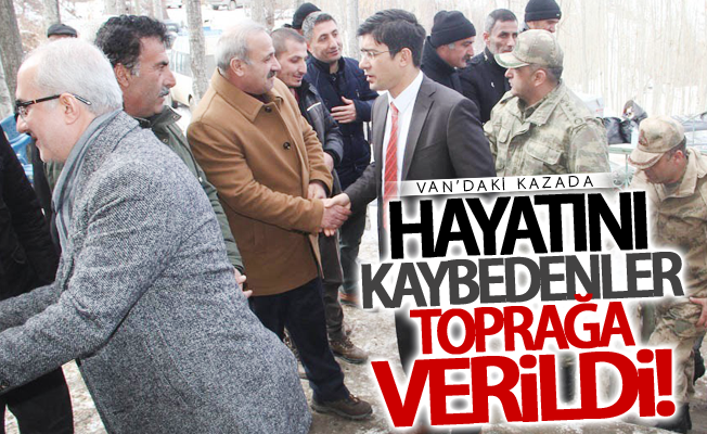 Van’daki kazada hayatını kaybedenler toprağa verildi