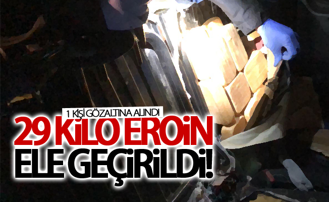 Van’da 29 kilo 601 gram eroin ele geçirildi