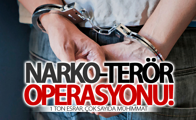 Van'da jandarmadan narko-terör operasyonu