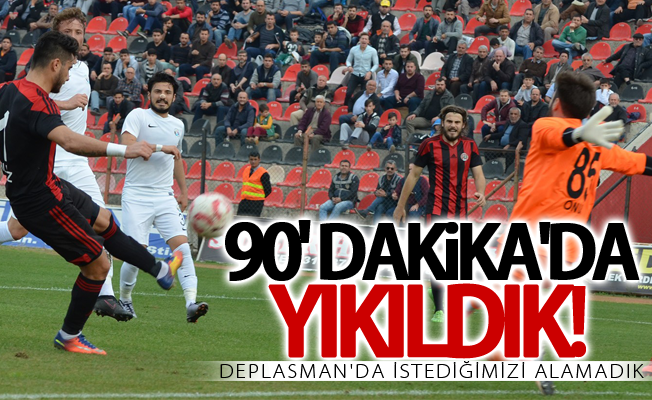 Van Büyükşehir Belediyespor deplasmanda 90'da yıkıldı