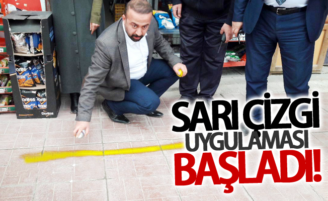 Van’da sarı çizgi uygulaması başladı