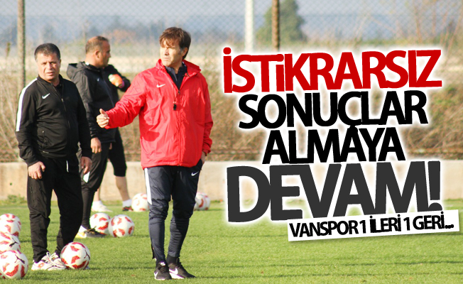 Vanspor 1 ileri 1 geri sonuçlar almaya devam ediyor