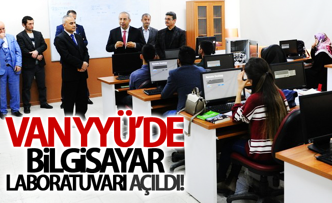 YYÜ’de ‘Bilgisayar Laboratuvarı’ açıldı