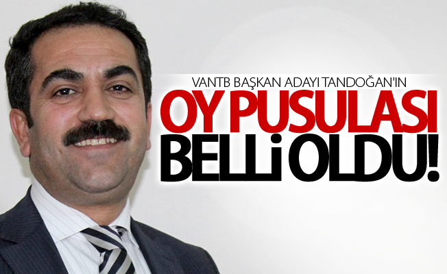 VANTB başkan adayı Tandoğan'ın seçim oy pusulası belli oldu