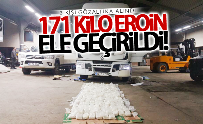 Van'da 171 kilo eroin ele geçirildi