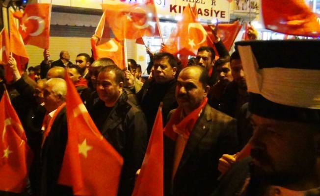 Erciş’teki Bayrak Yürüyüşüne Büyük İlgi