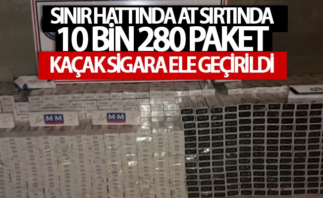 Başkale'de 10 bin 280 paket kaçak sigara ele geçirildi