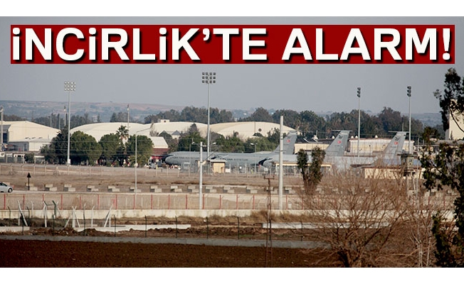 İncirlik'te 'şüpheli' alarmı