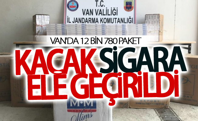 Van'da 12 bin 780 paket kaçak sigara ele geçirildi