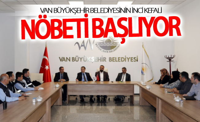 Van Büyükşehir Belediyesinin inci kefali nöbeti başlıyor