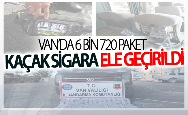 Van’da 6 bin 720 paket kaçak sigara ele geçirildi