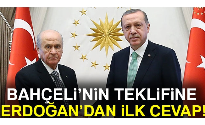 Bahçeli'nin teklifine Erdoğan'dan ilk cevap! Yarın saat 13.30'da...