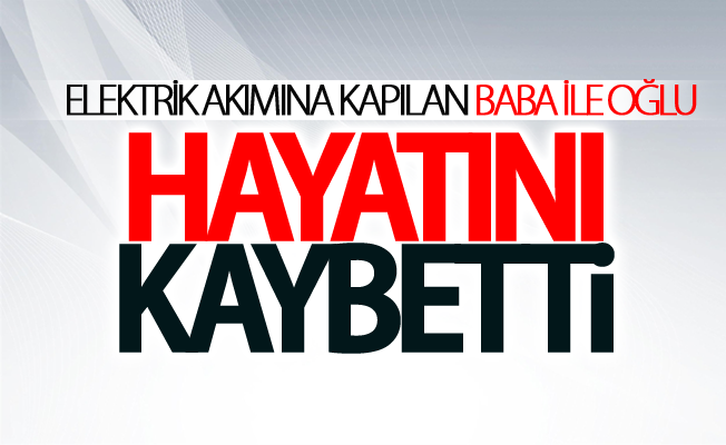 İpekyolu'nda Elektrik akımına kapılan baba ile oğlu hayatını kaybetti