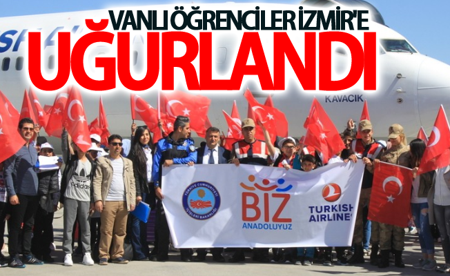 Vanlı öğrenciler İzmir'e uğurlandı